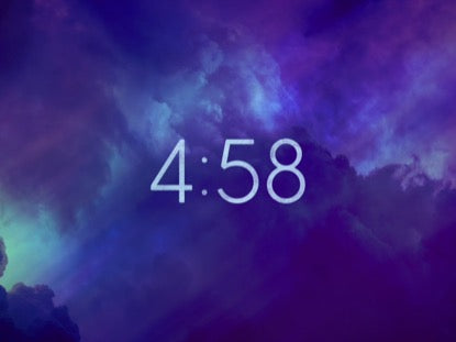 Moody Blue Clouds Countdown