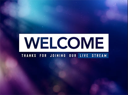 Bokeh Glow Stream Welcome