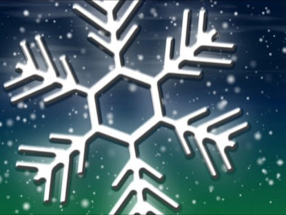 Let It Snow Blue-green
