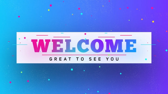 Colorful Graduation Welcome