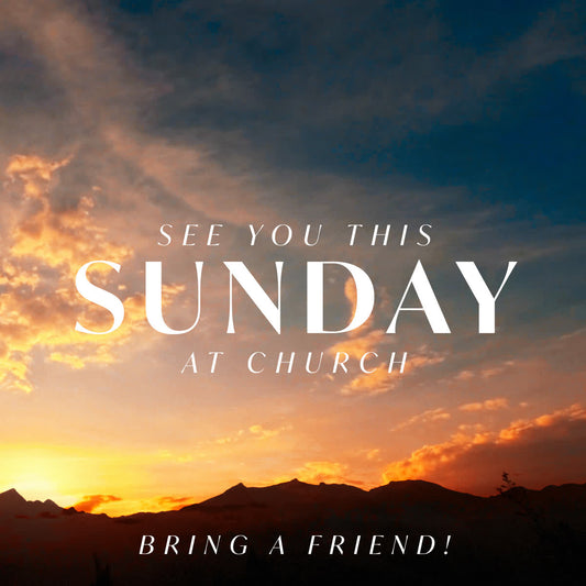 Dramatic Horizons Sunday Social Graphic