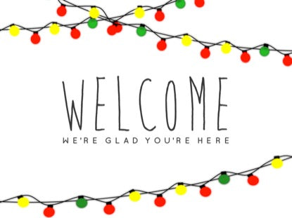 Twinkle Lights Welcome Motion