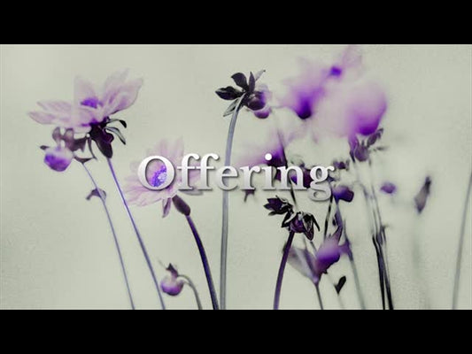 Floral Line Glow Offering