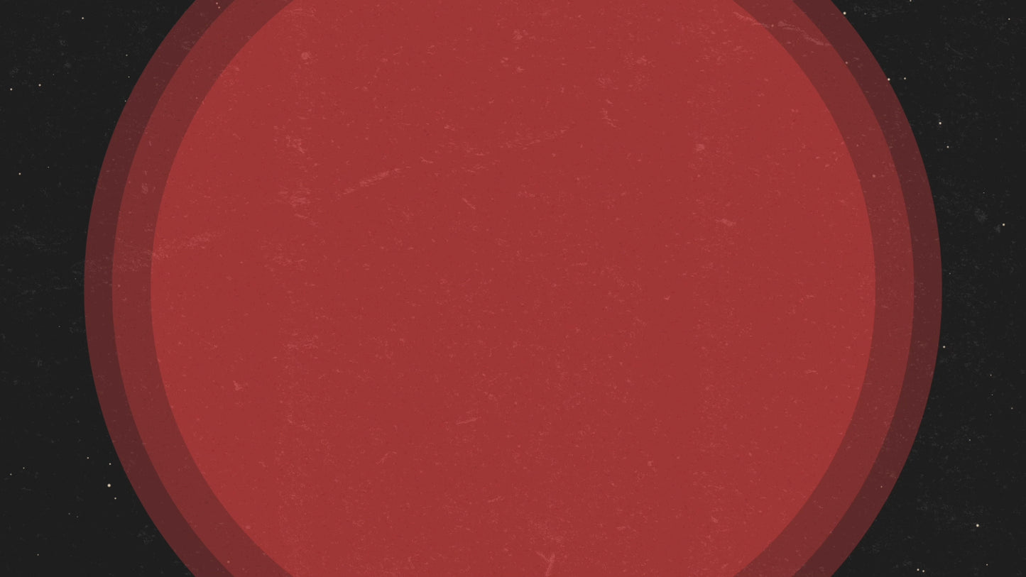 Modern Advent Red Circles