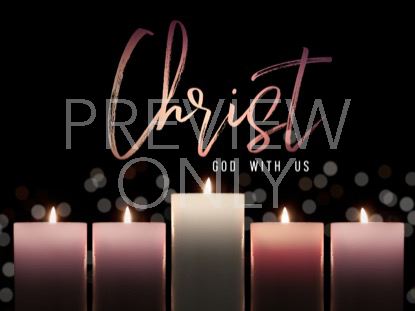 Advent Candlelight Christ
