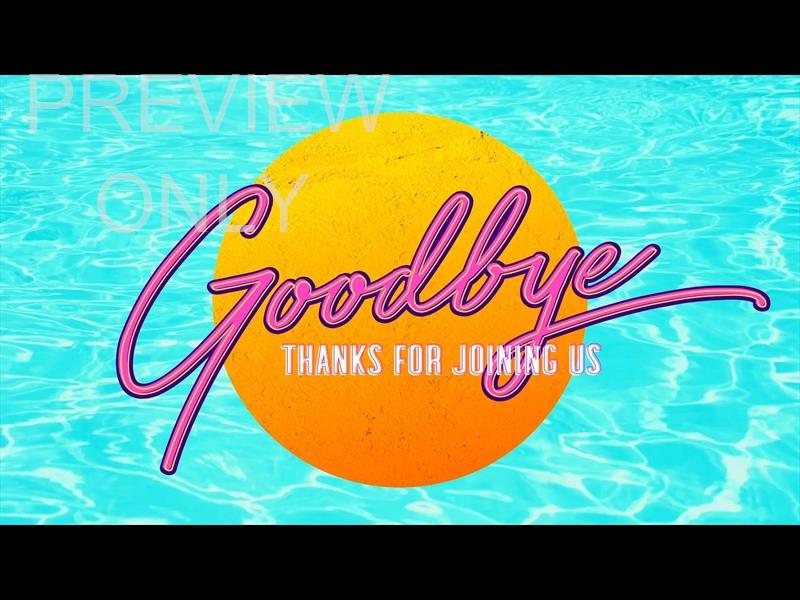 Pool Side Still Goodbye
