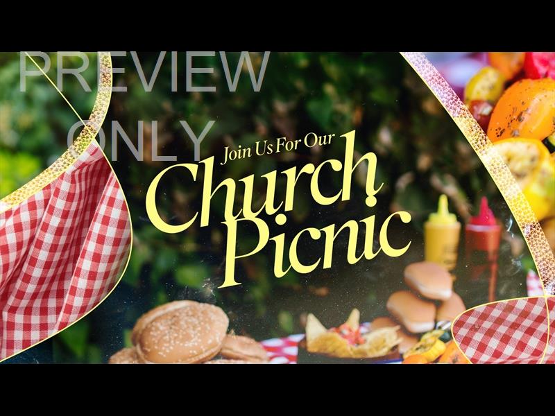 Sun Wave Join Us Church Picnic Title Still