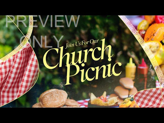Sun Wave Join Us Church Picnic Title Still