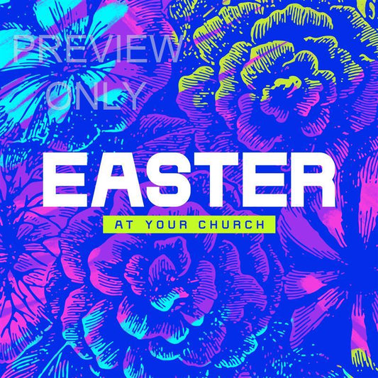 Easter Celebrate With Us Social Graphic Main