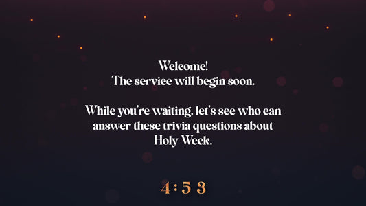 Easter Figures Trivia Countdown