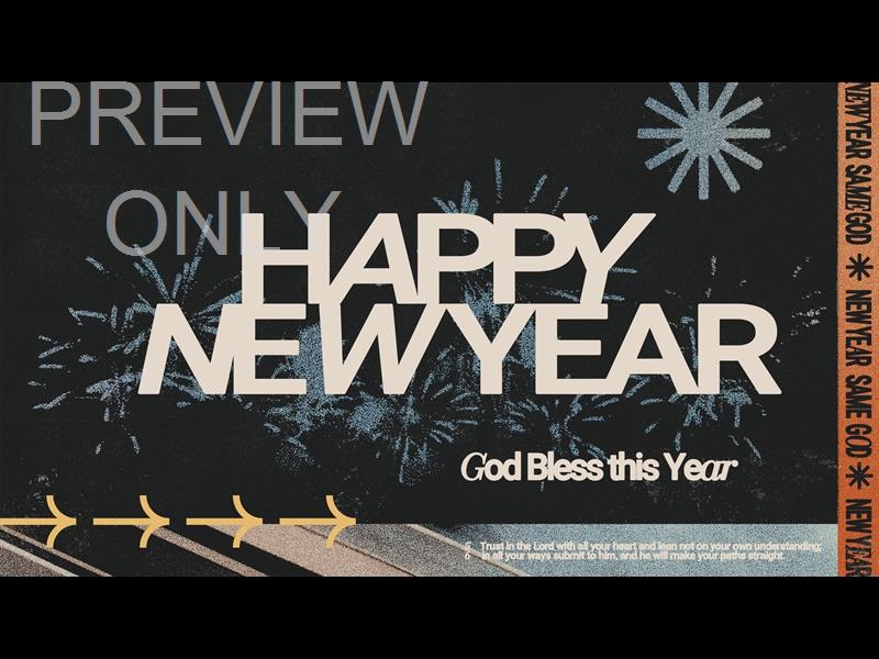 Concrete Vision Happy New Year Still