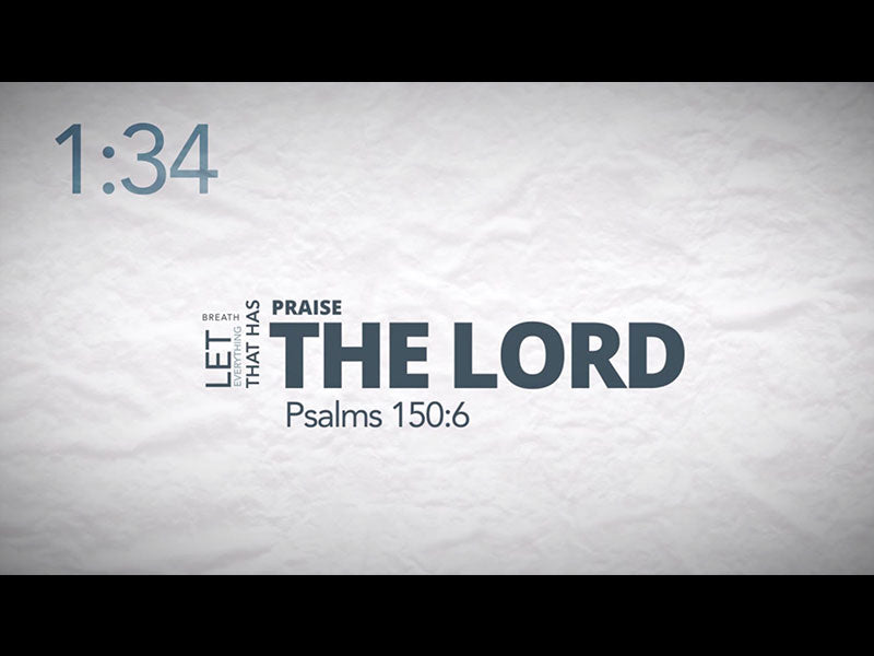 Come Let Us Worship Countdown