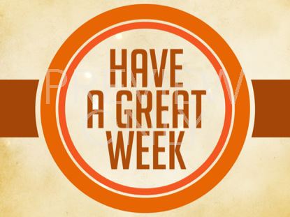 Thanksgiving Have A Great Week Still