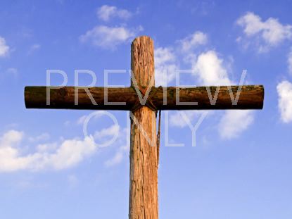 Old Rugged Cross And Clouds