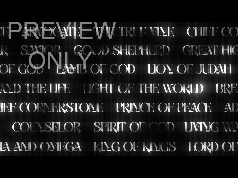 Lttrs Names Of God Bw Wall Still