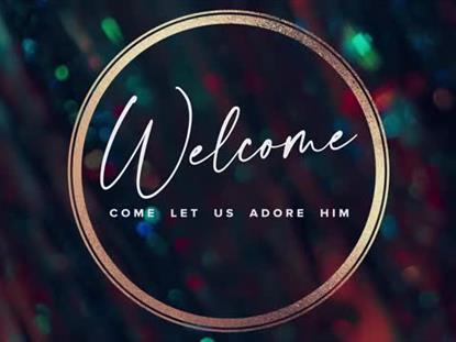 Holiday Bokeh Christmas Welcome