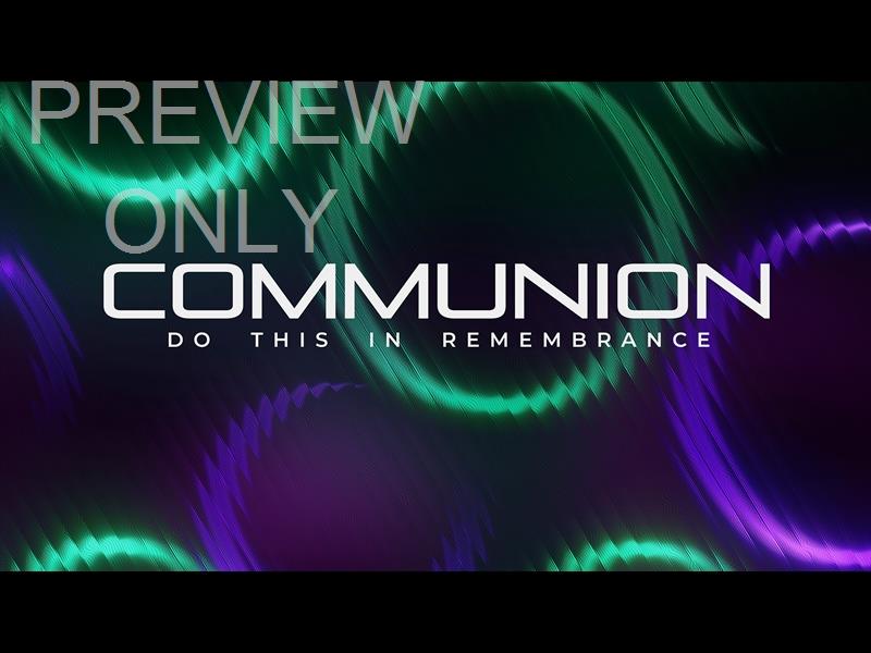 Neon Glass Communion Still