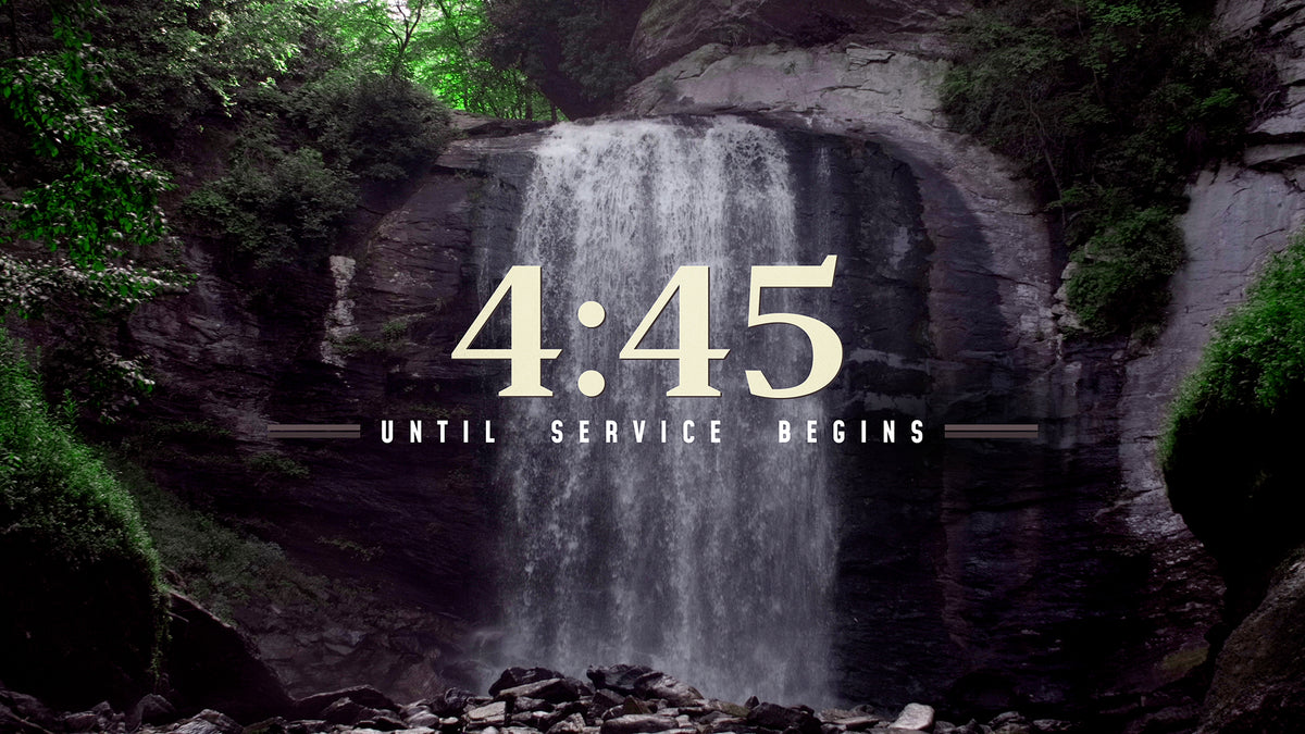Blue Ridge Waterfalls Countdown