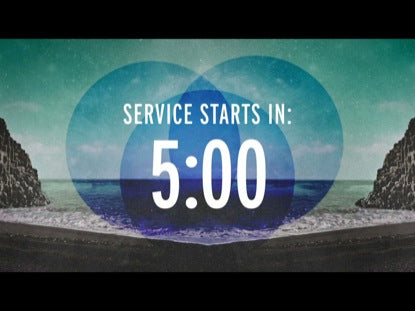 Geometric Beach Countdown