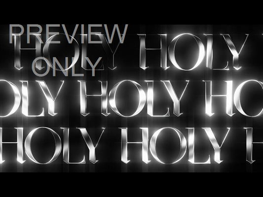 Lttrs Holy Bw Wall Still