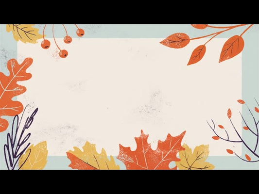 Fall Feelings Light Border