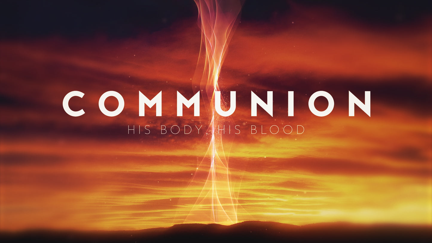 Holy Week Glow Communion