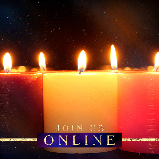 Candlelight Advent Social Graphic Join Us Online