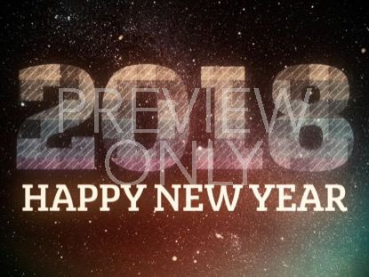 Bright Squares New Year 2018