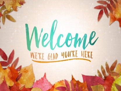 Autumn Leaves Welcome
