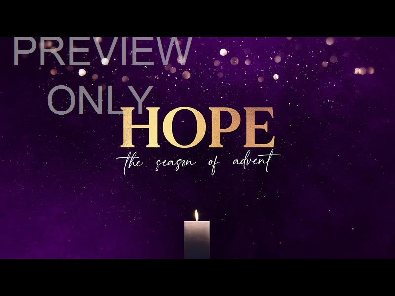 Advent Shimmer Hope Still