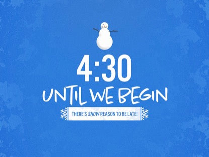 Snowman Countdown