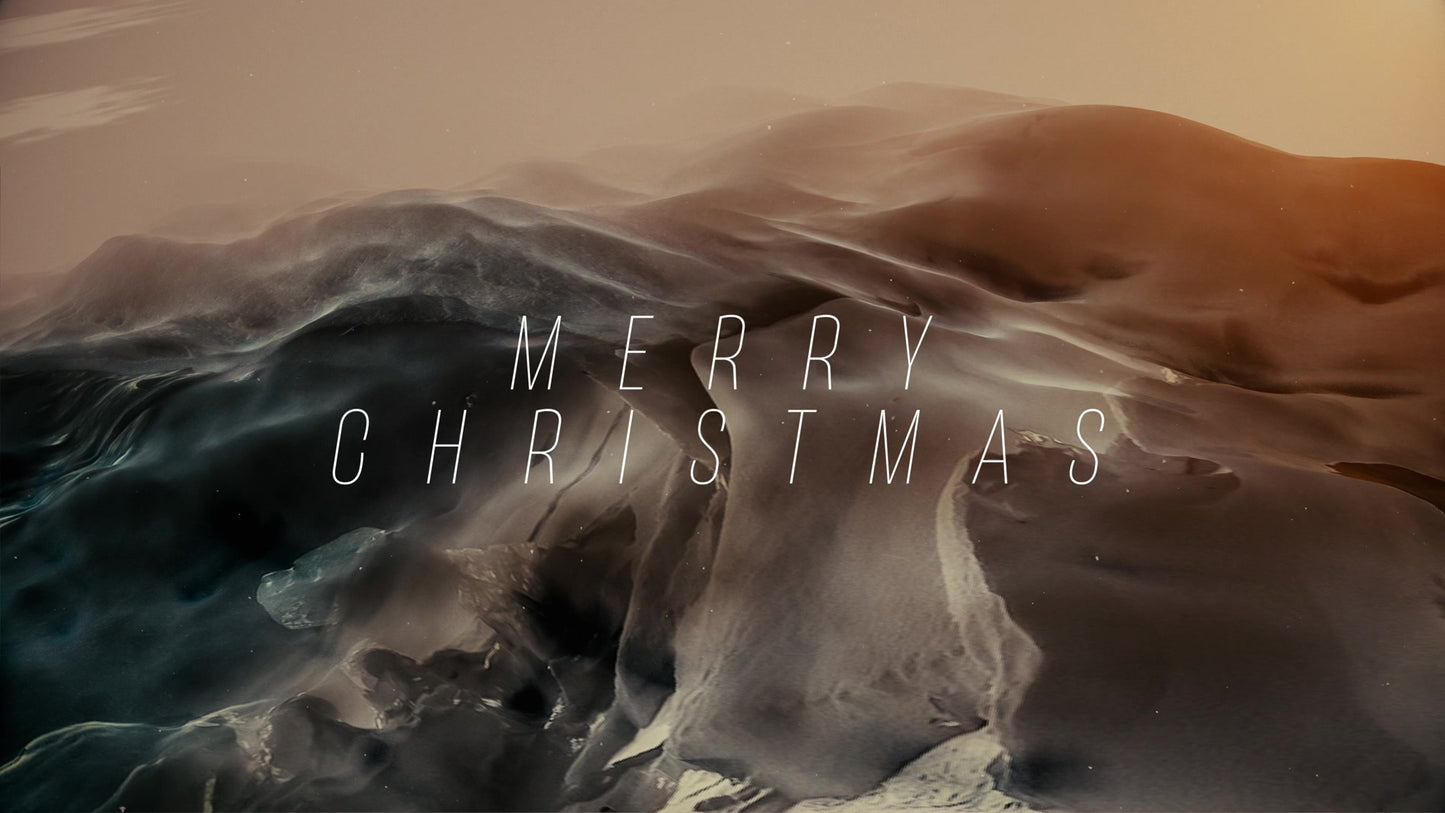 Frozen World Blizzard Christmas Still