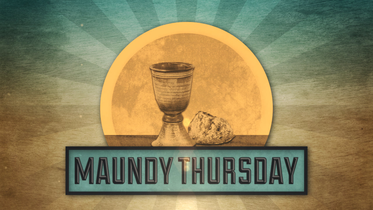 Vintage Maundy Thursday Title Still