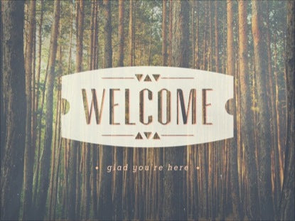 Forest Morning Welcome
