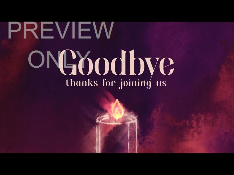 Light Of Advent Goodbye Still