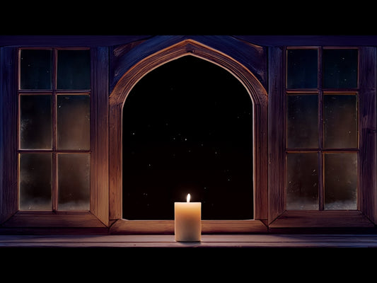 Winter Advent Christ Candle 2