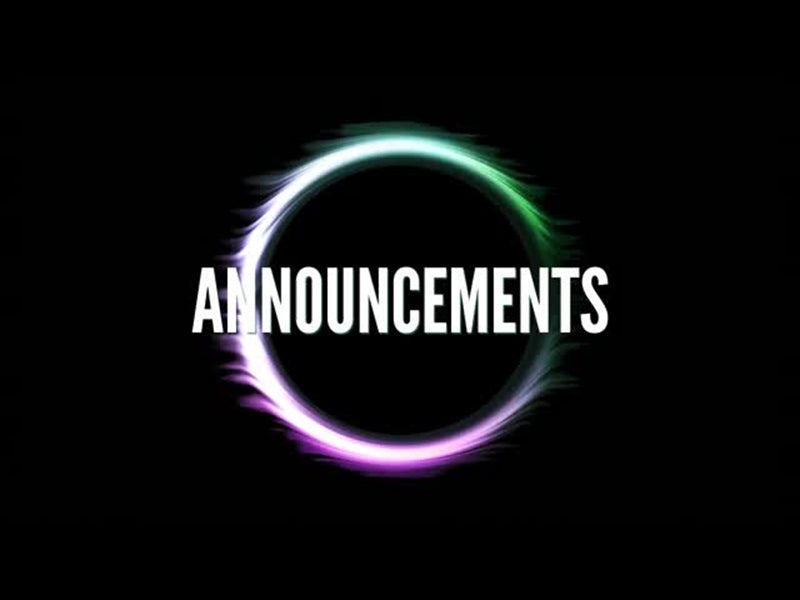 Color Singularity Announcements