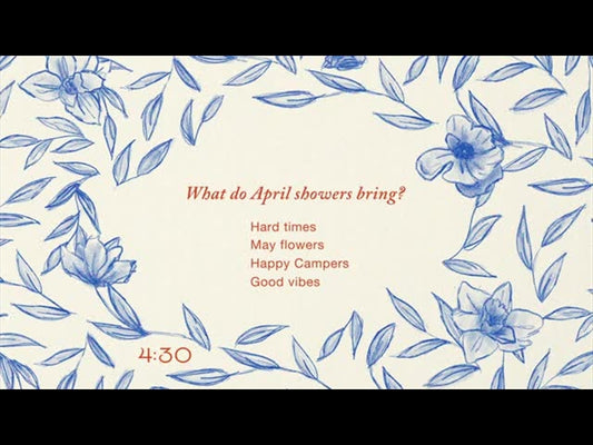 Floral Sketch Trivia Countdown 01