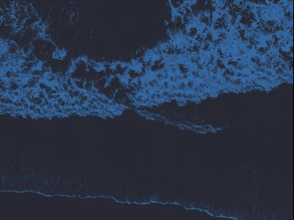 Flat Waves Blue Gradient