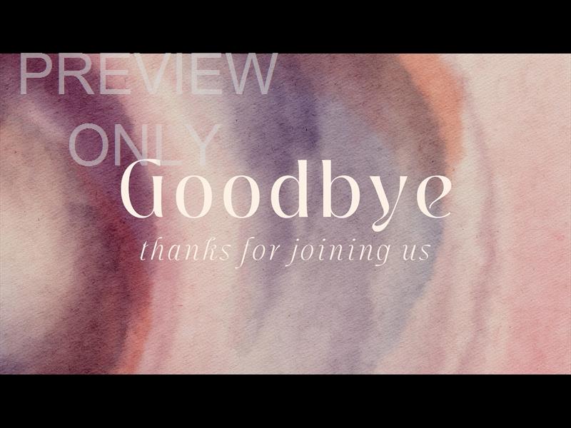 Spring Canvas Goodbye Still