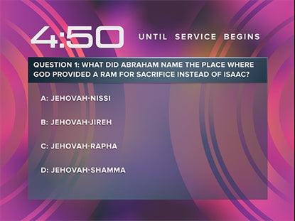 Neon Summer Trivia Countdown