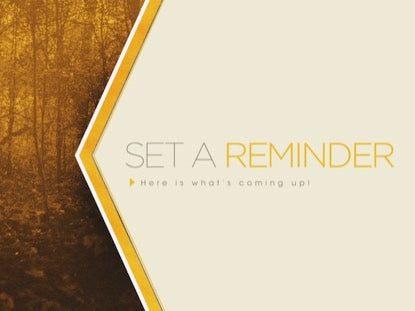 Thanksgiving Colors Set A Reminder