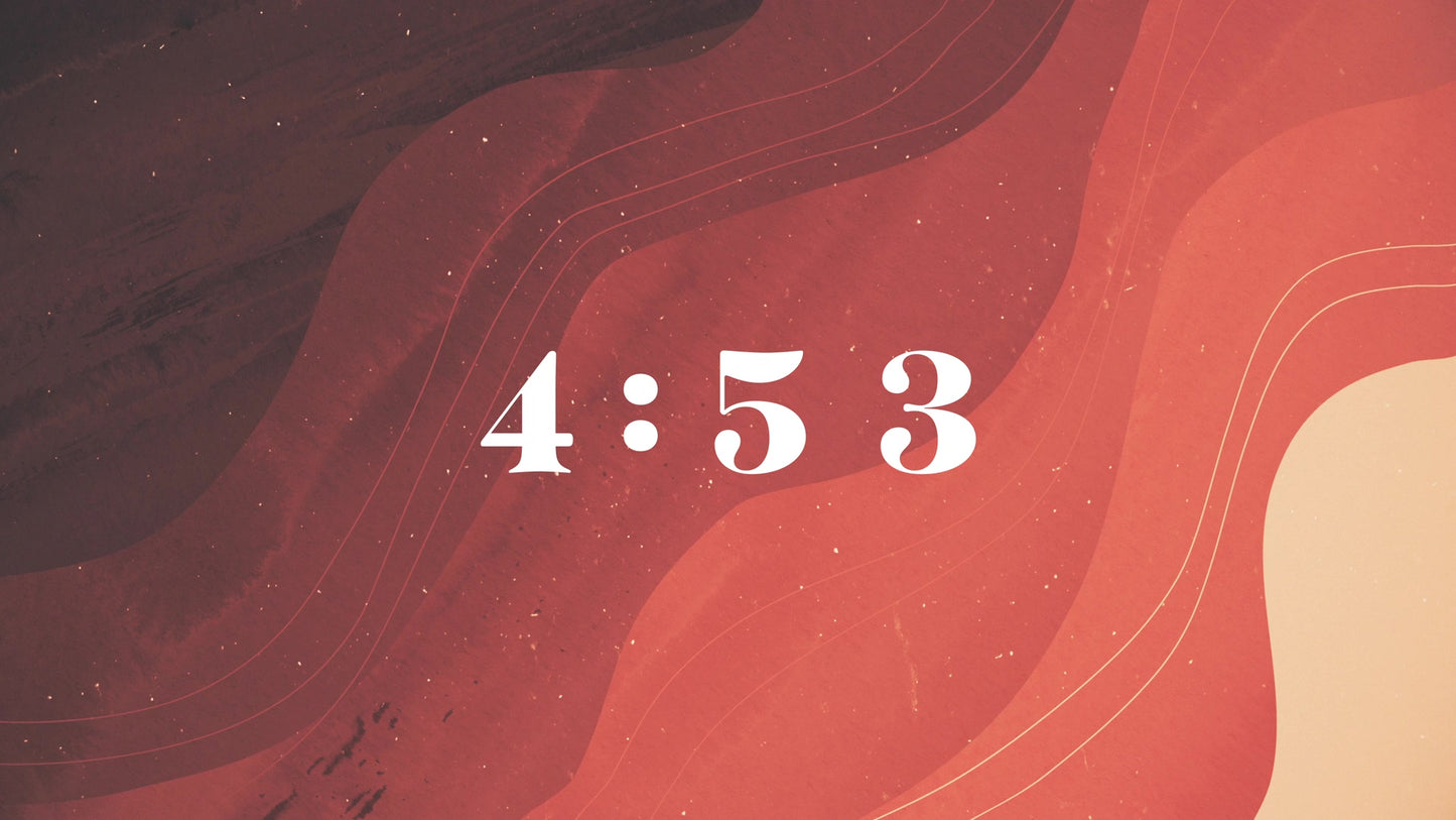 Holy Week Waves Countdown