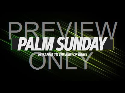 Rayos Holy Week Palm Sunday Graphic
