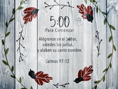 Thanksgiving Art Scripture Countdown Spanish
