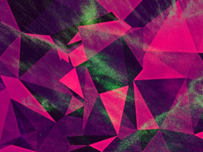 Pink And Green Wall