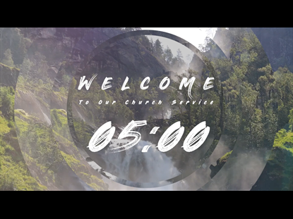 Five Minute Countdown - Forest Waterfall