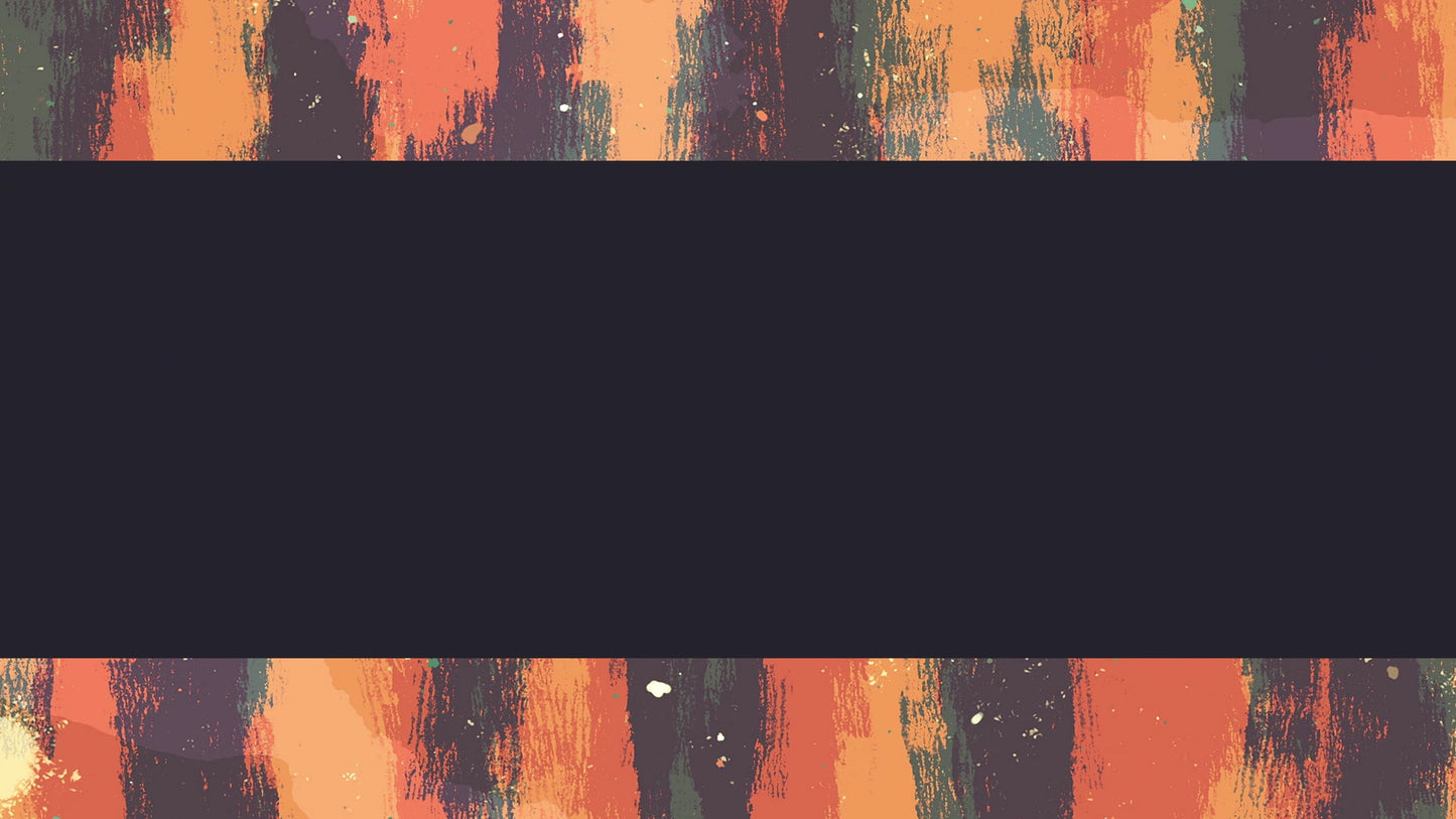 Vibrant Strokes Orange Box