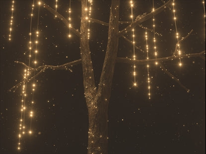 Christmas Gold Tree Closeup