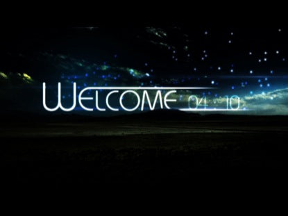 Sparkle Scape Welcome Countdown